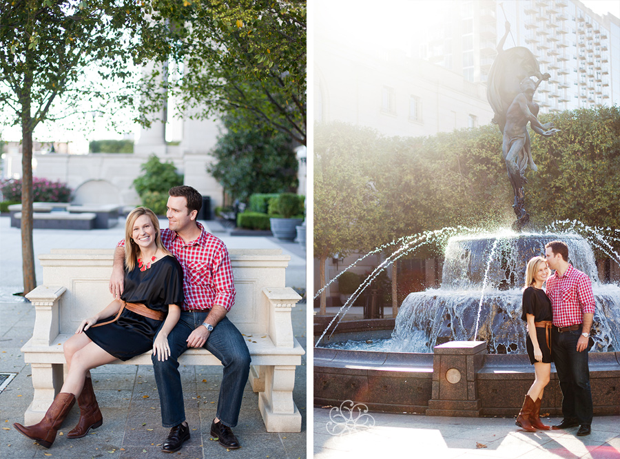 downtown Nashville engagement session