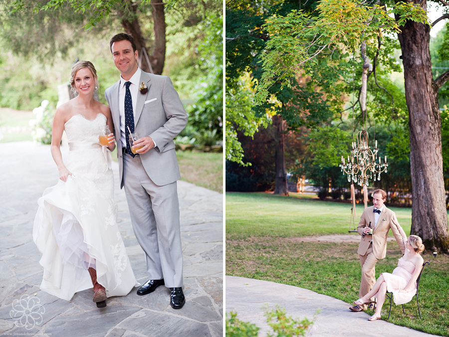 Bride in cowboy boots