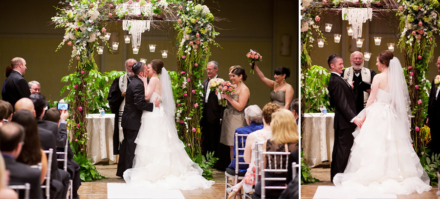 chuppah with flowers