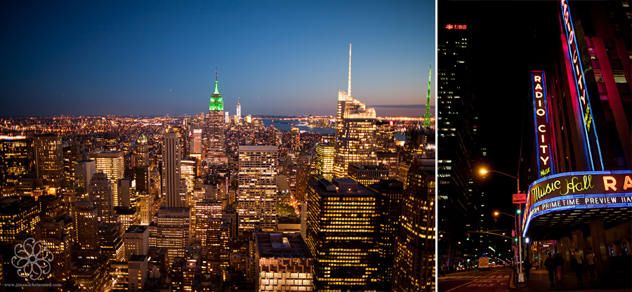 Empire State Building at sunset