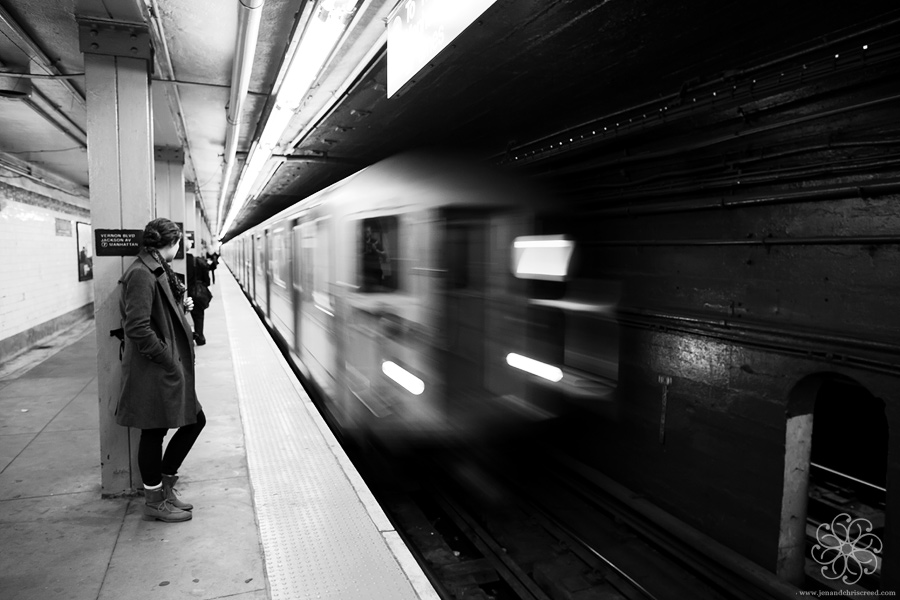 girl on subway