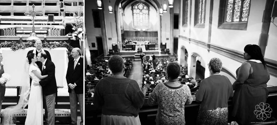 choir singing at wedding