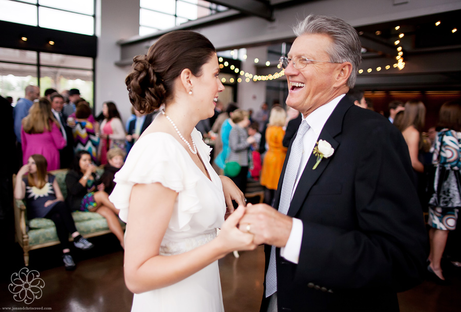 Bride and dad first dance