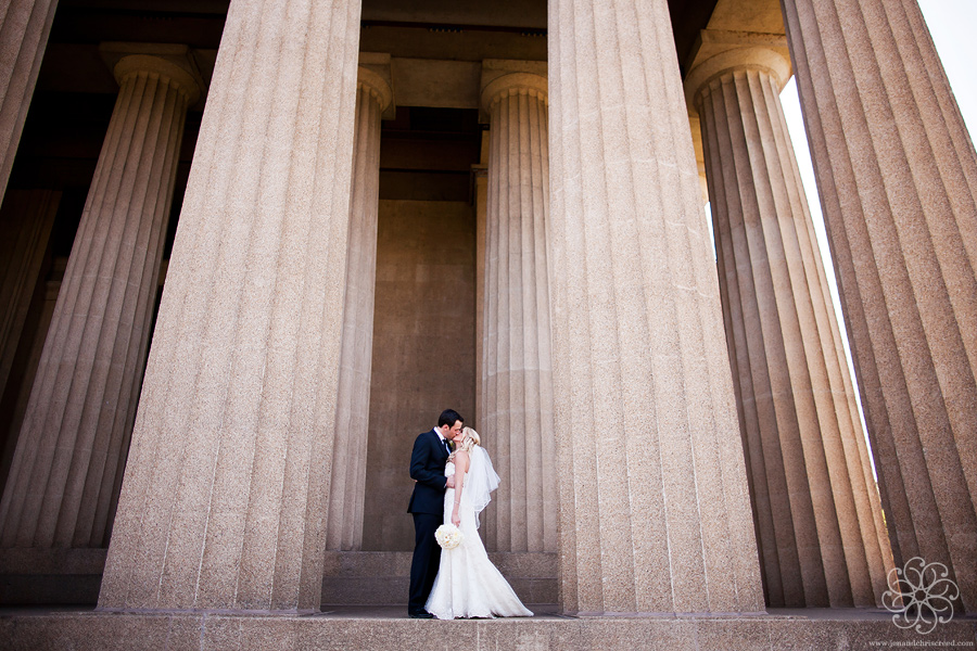 Parthenon wedding photos Nashville
