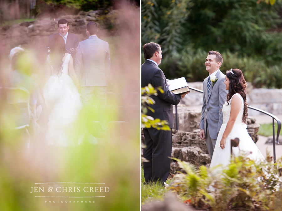 garden wedding ceremony