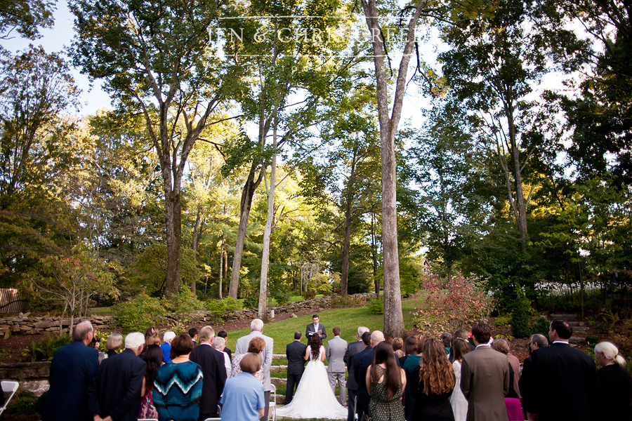 outdoor wedding ceremony Nashville