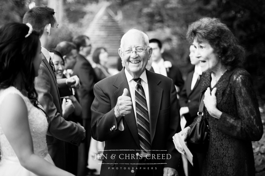 grandfather at wedding