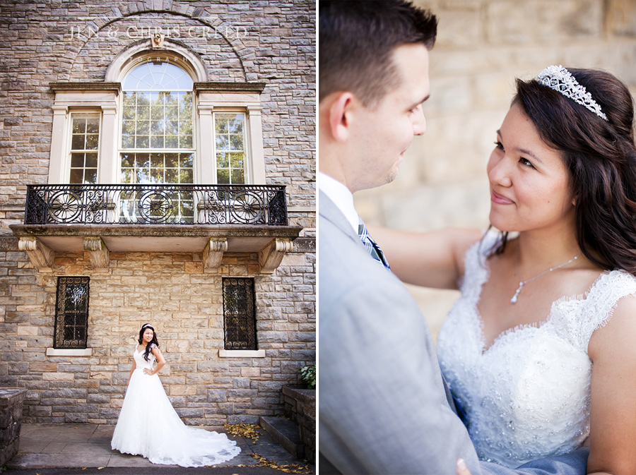 Nashville bridal portrait at Cheekwood