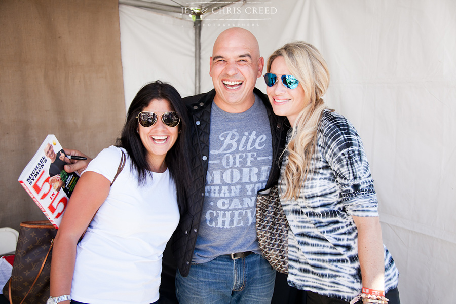 Chef Michael Symon with fans