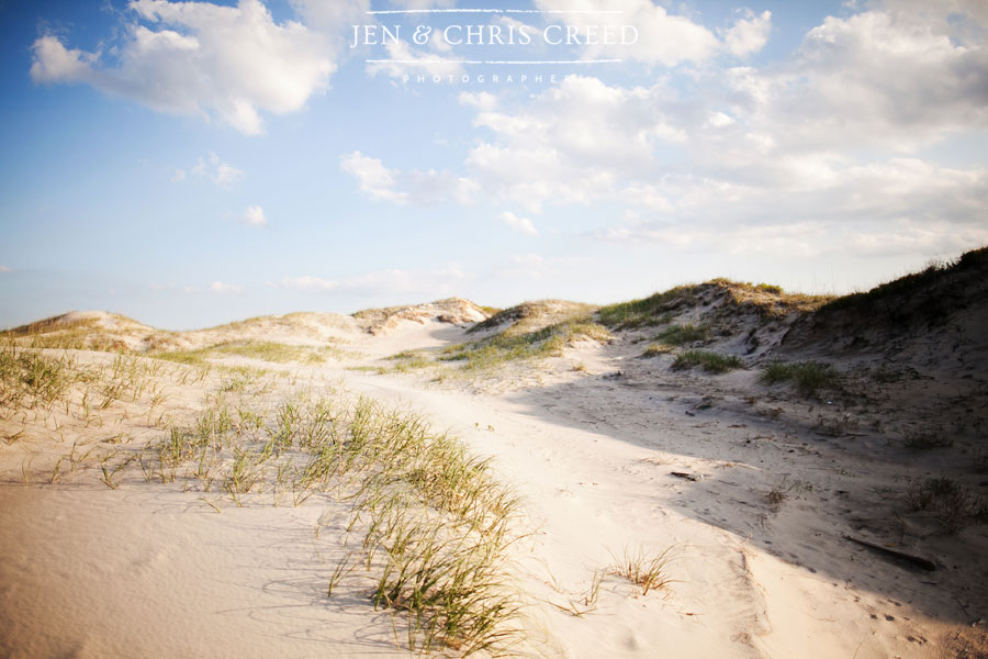 Corolla Beach sand dunes