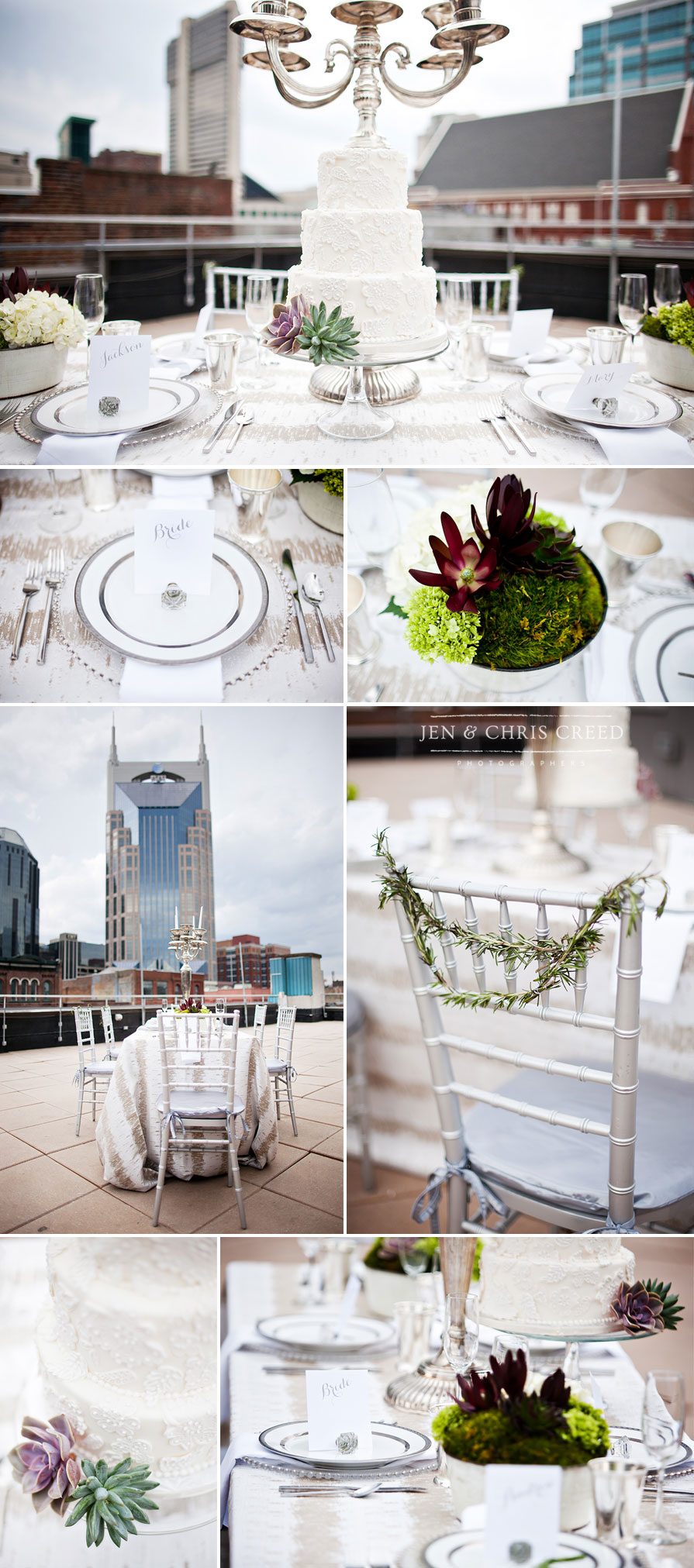 Modern details for Nashville weddings