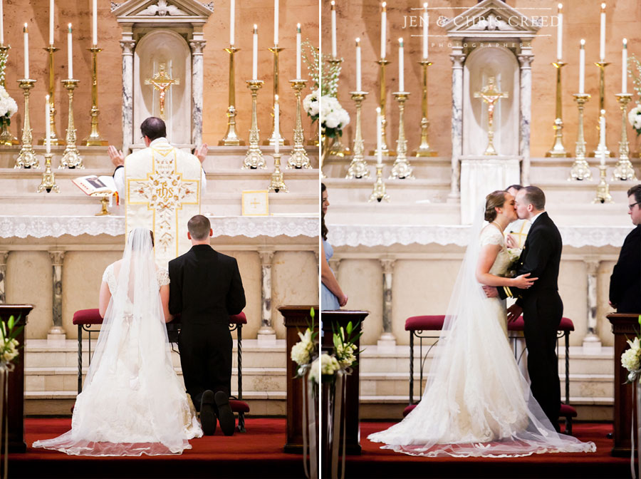 Catholic wedding ceremony