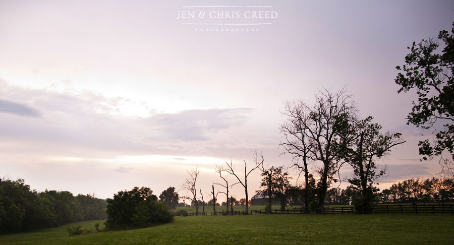 Kentucky farm wedding