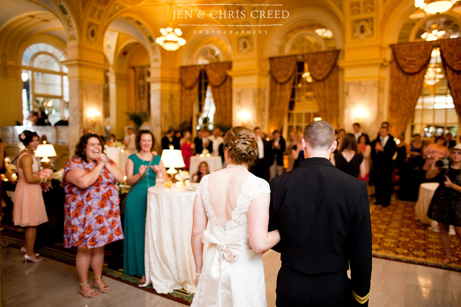 Grand entrance at the Hermitage Hotel