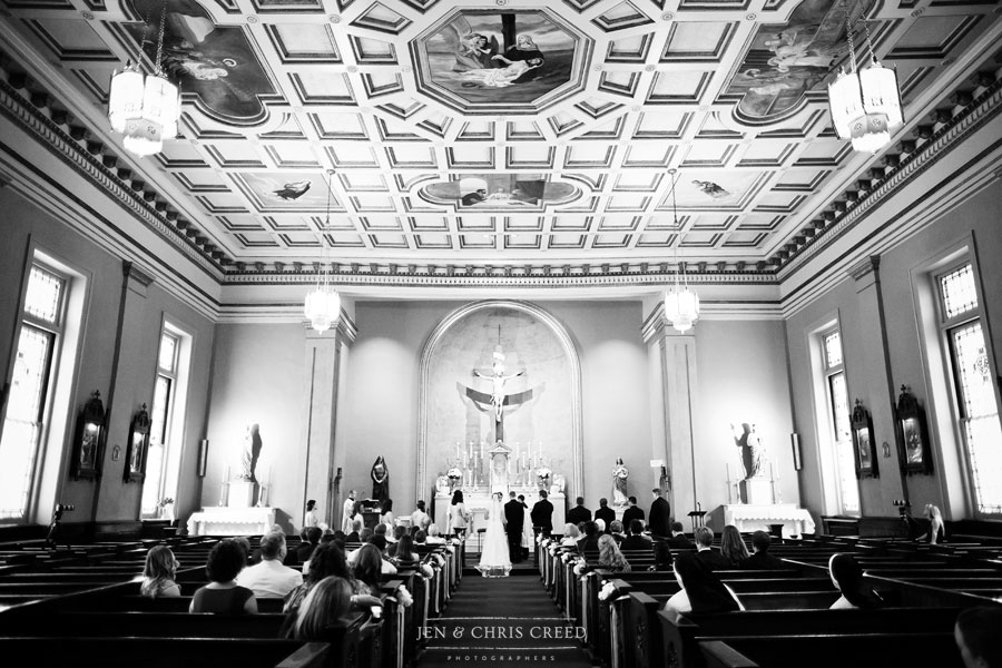 wedding at St. Mary's Nashville