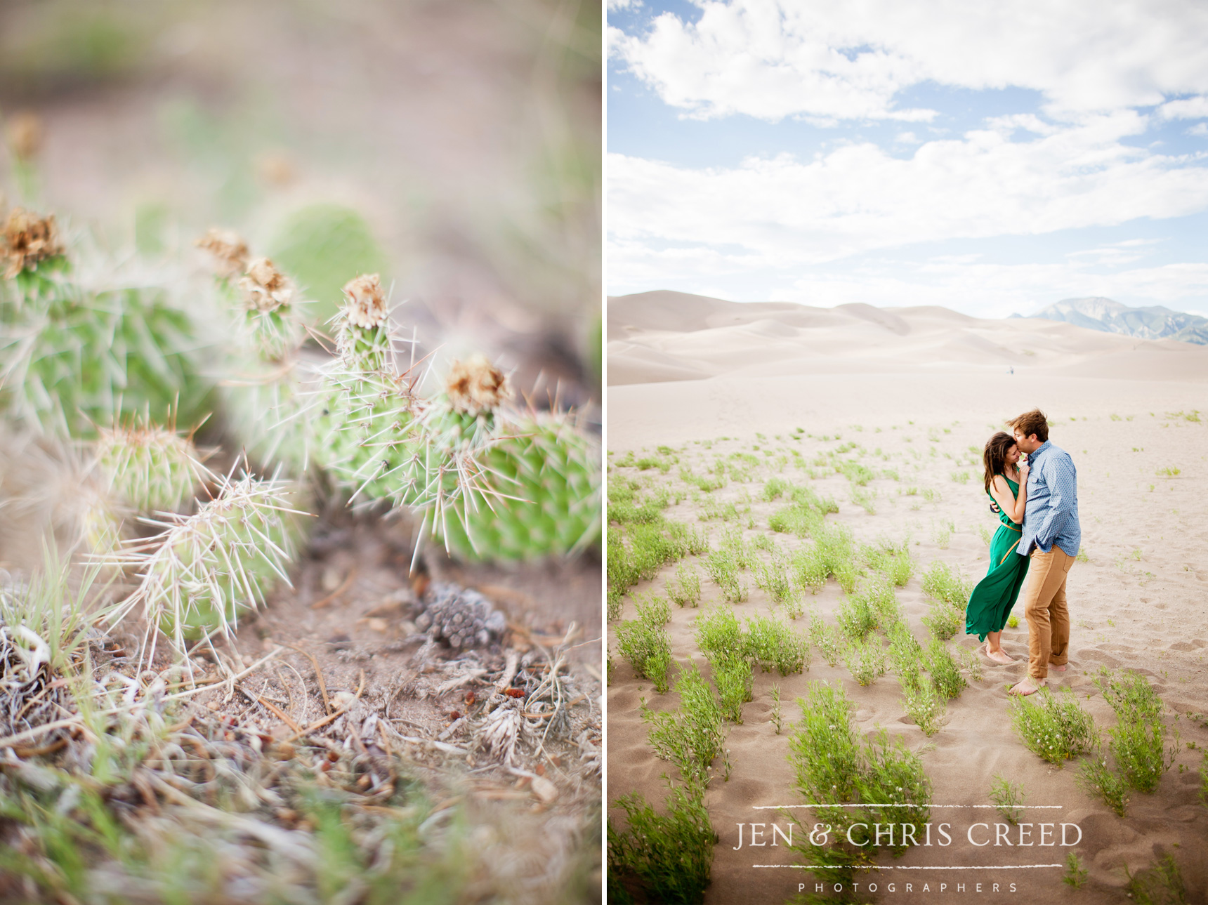 desert engagement photos