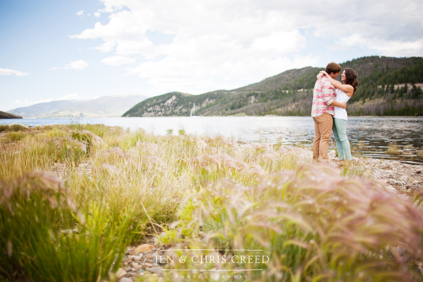 mountain engagement photos Colorado