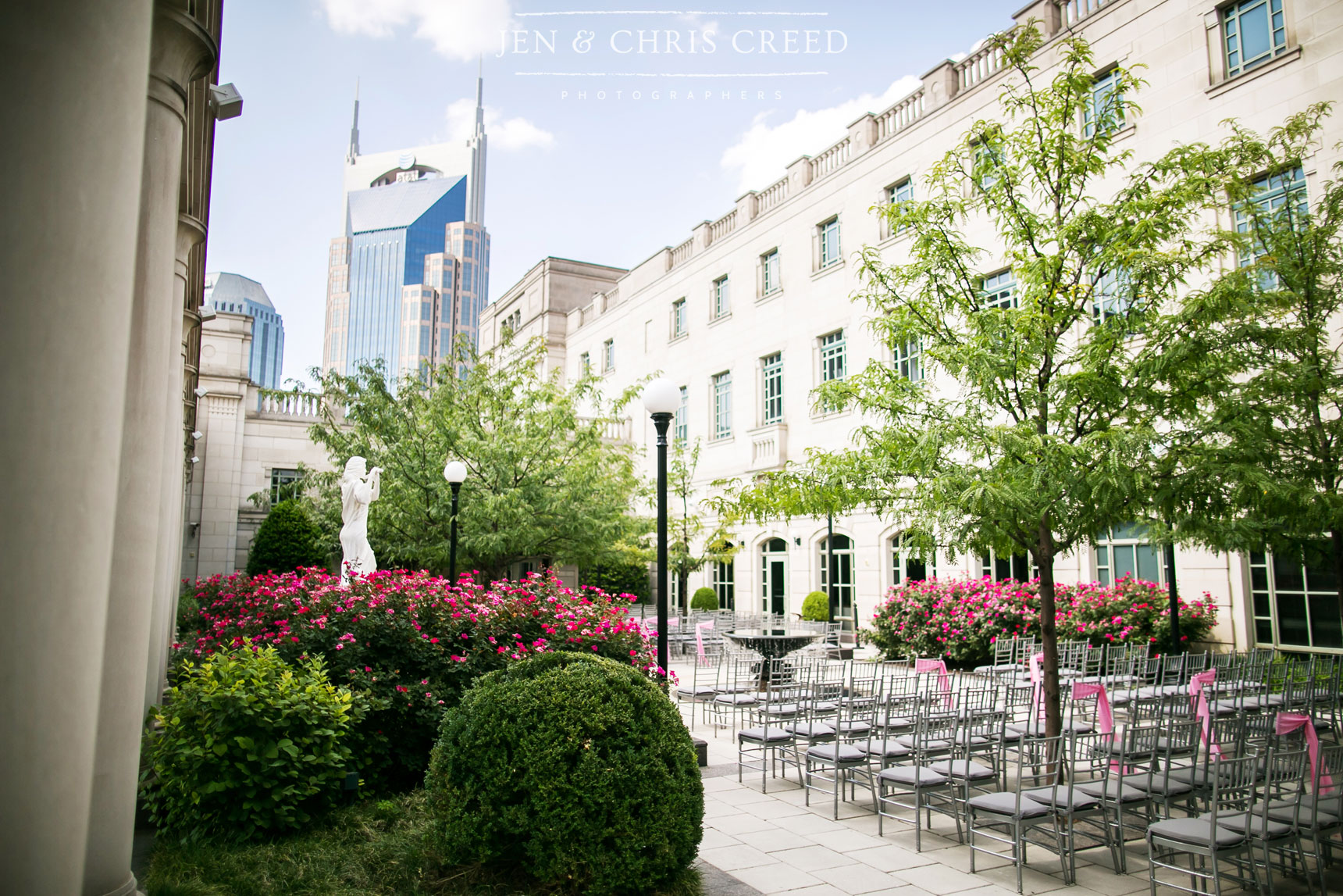 Schermerhorn courtyard wedding