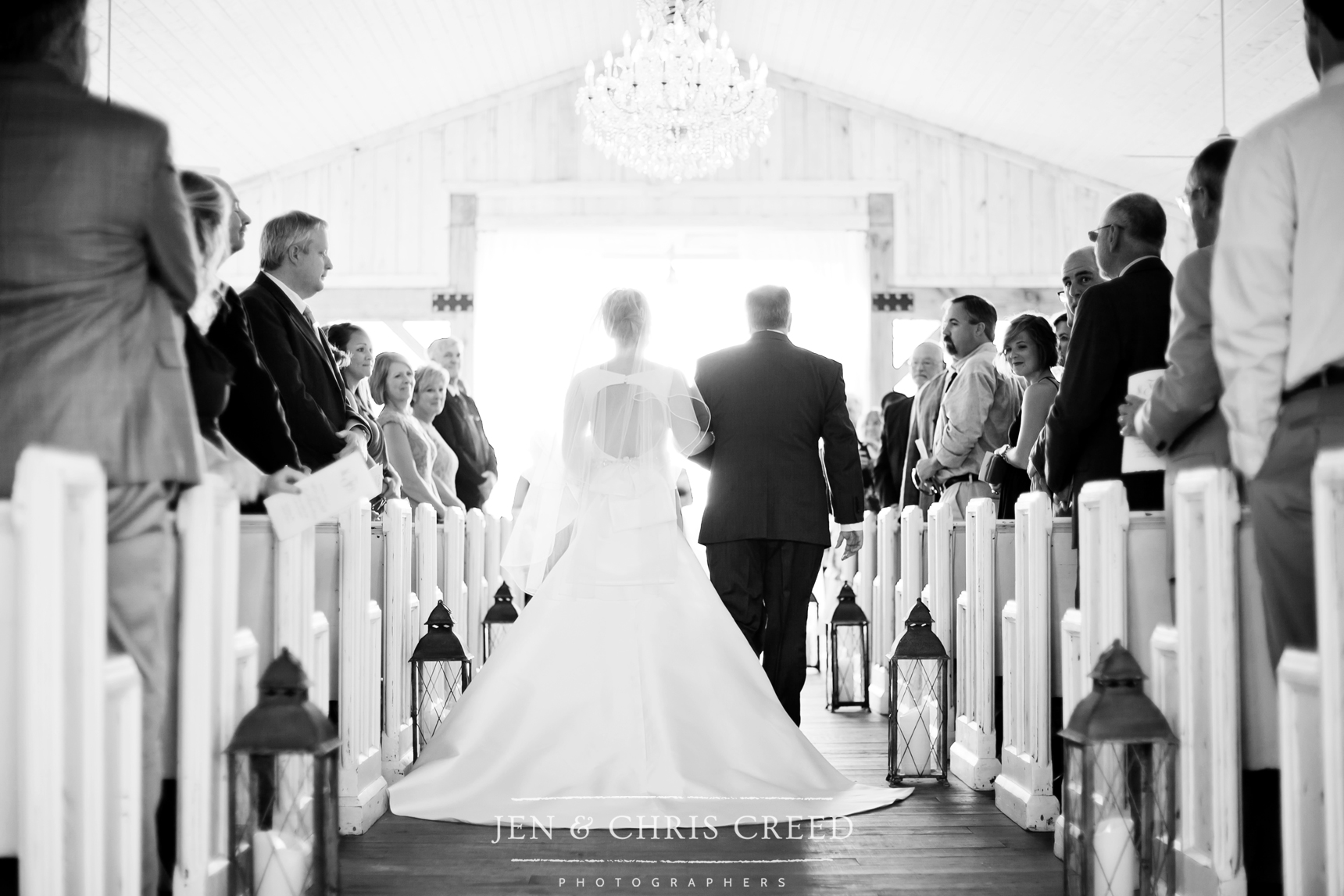 dad walking bride down aisle