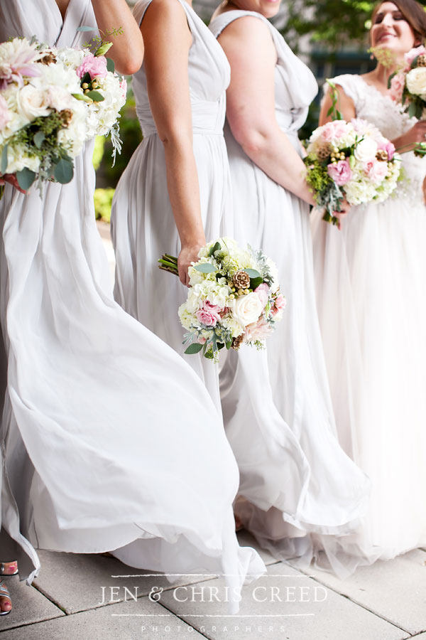 mint and blush bridesmaid dresses