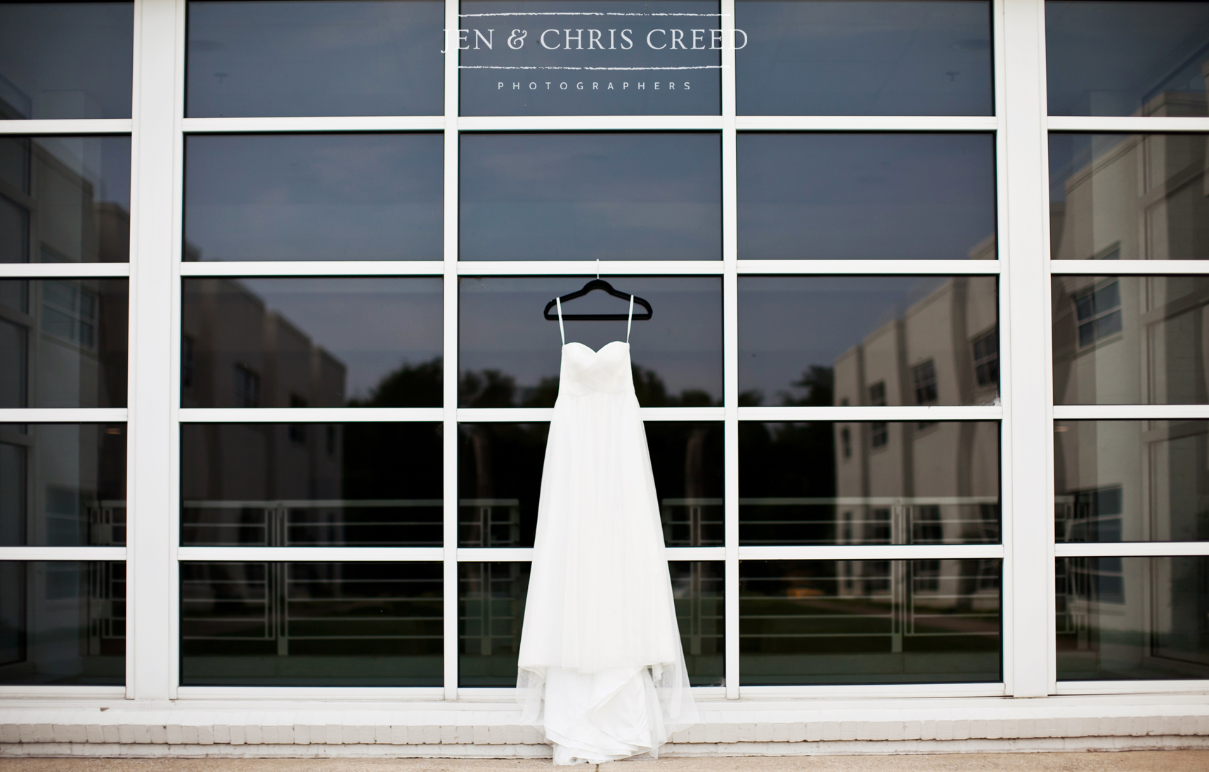 polka dot bridal gown