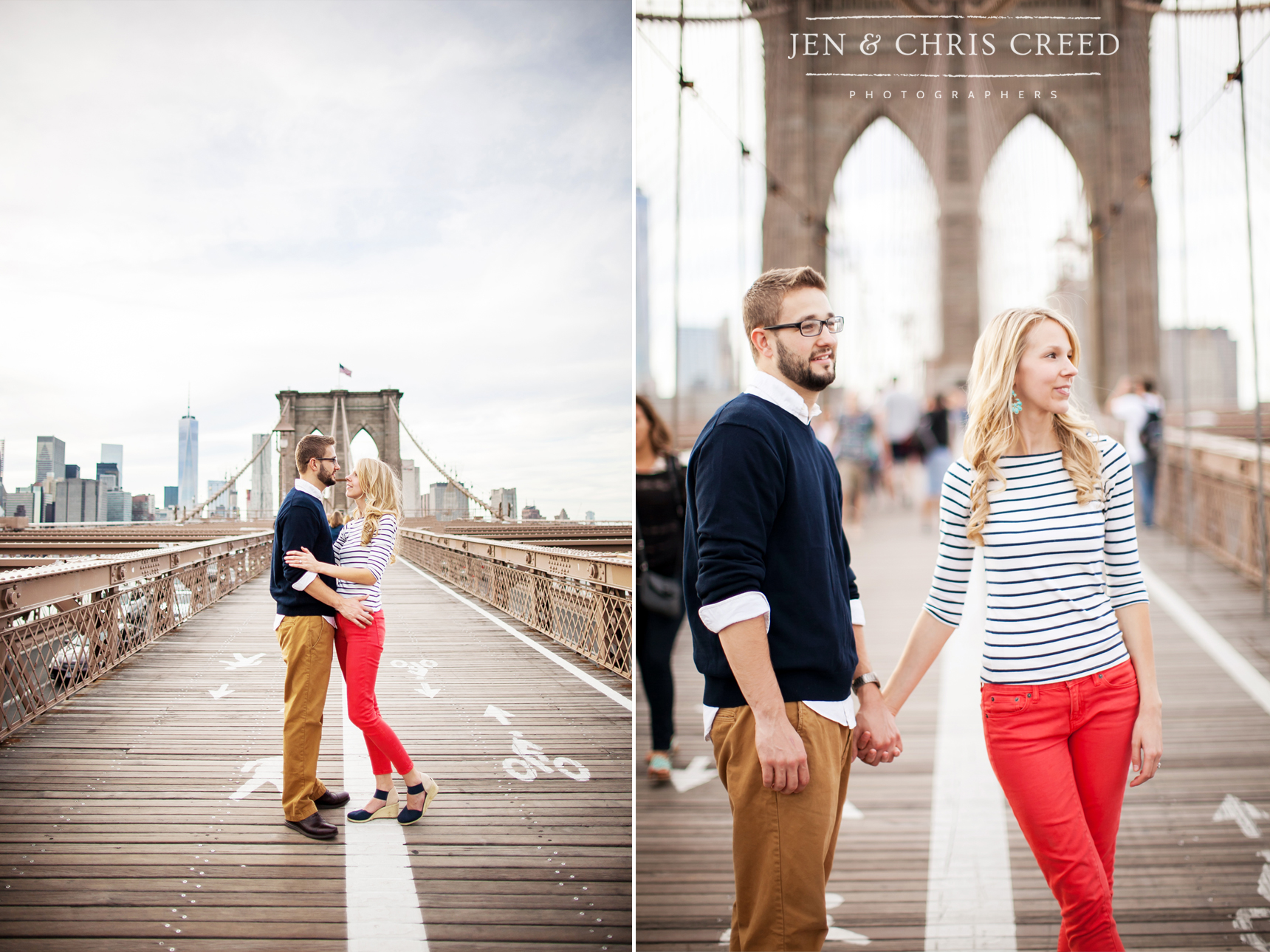 Brooklyn Bridge engagement photos