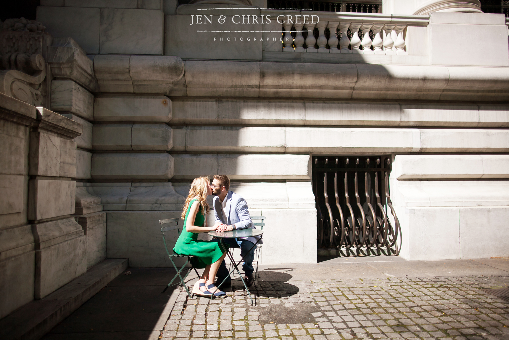 engagement session at the NYPL
