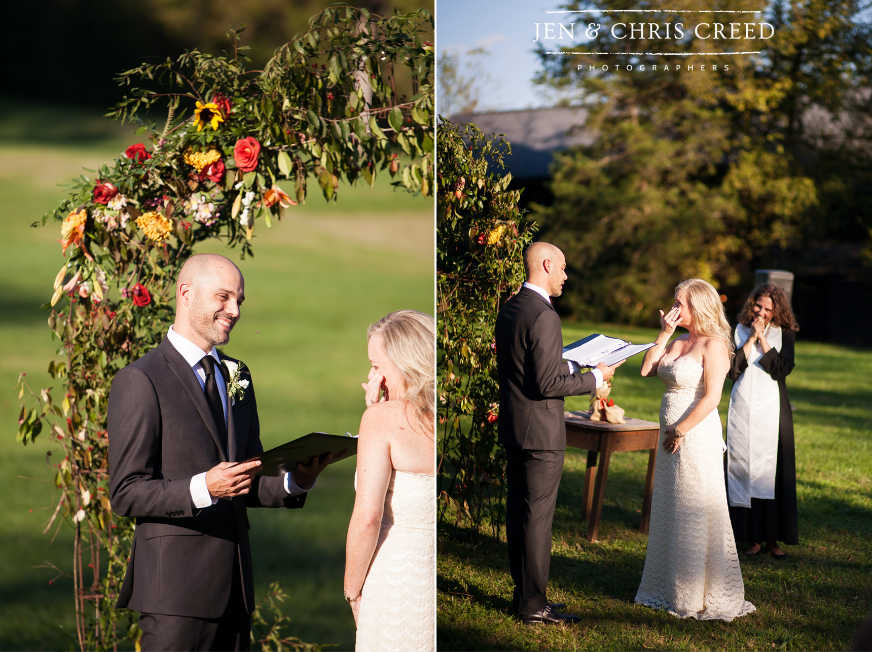 emotional wedding ceremony