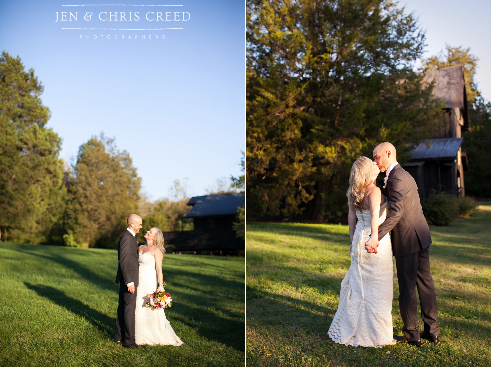 outdoor wedding photos