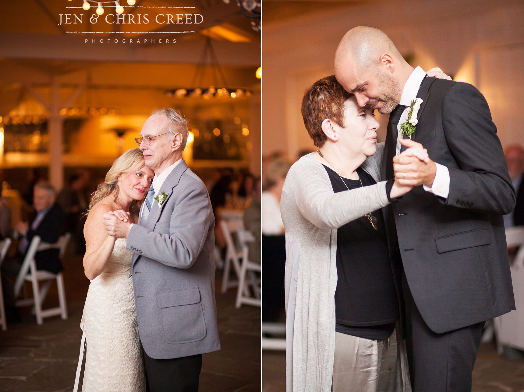 parent dances at wedding