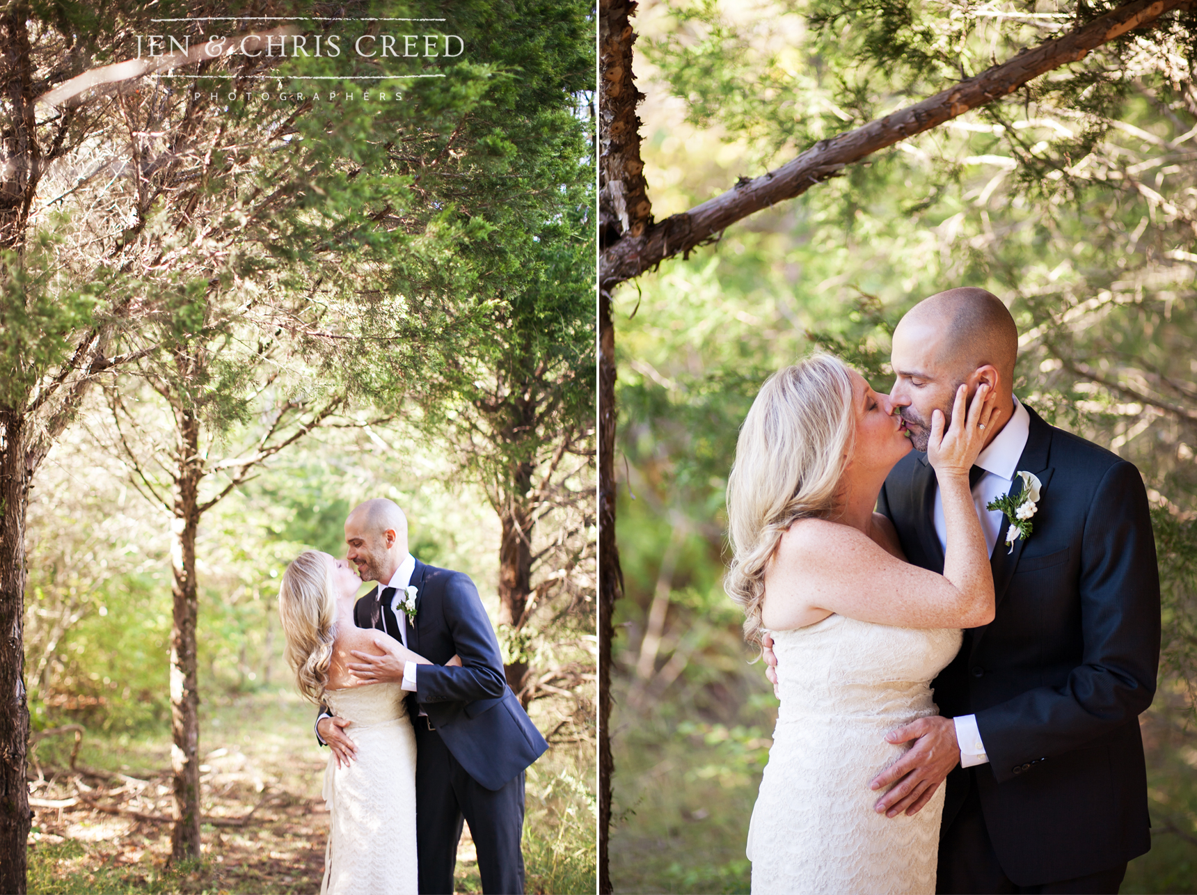 wedding in the trees