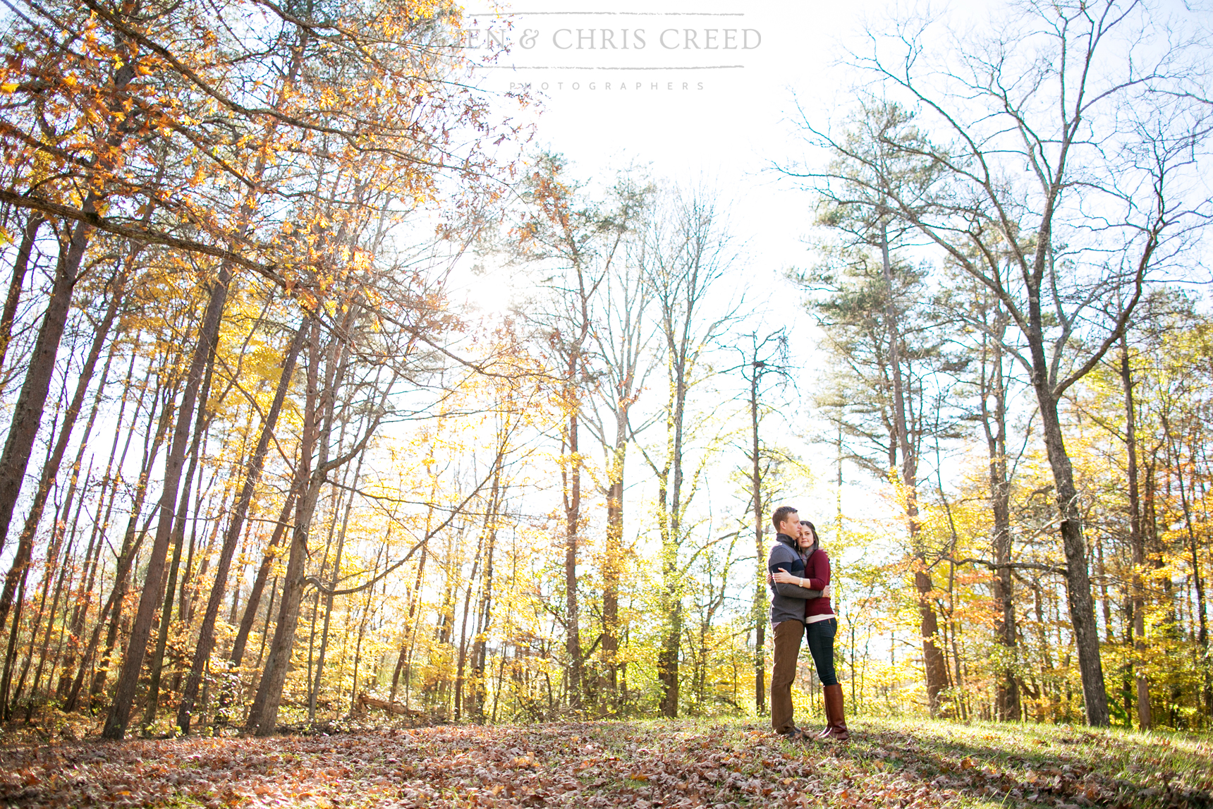 epic fall engagement photos
