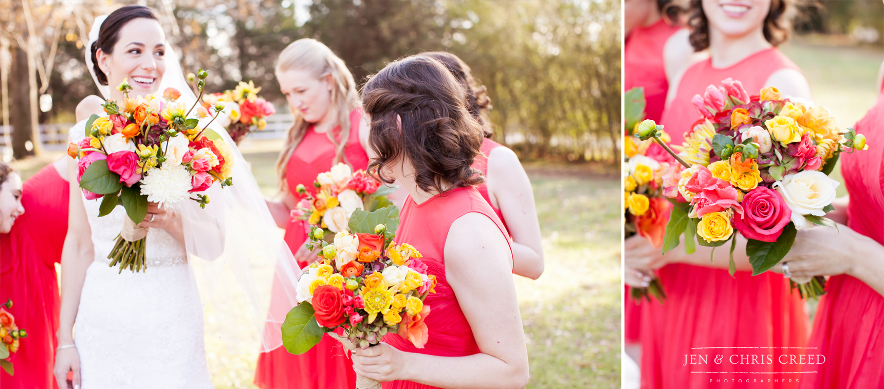 unique bridesmaid bouquets