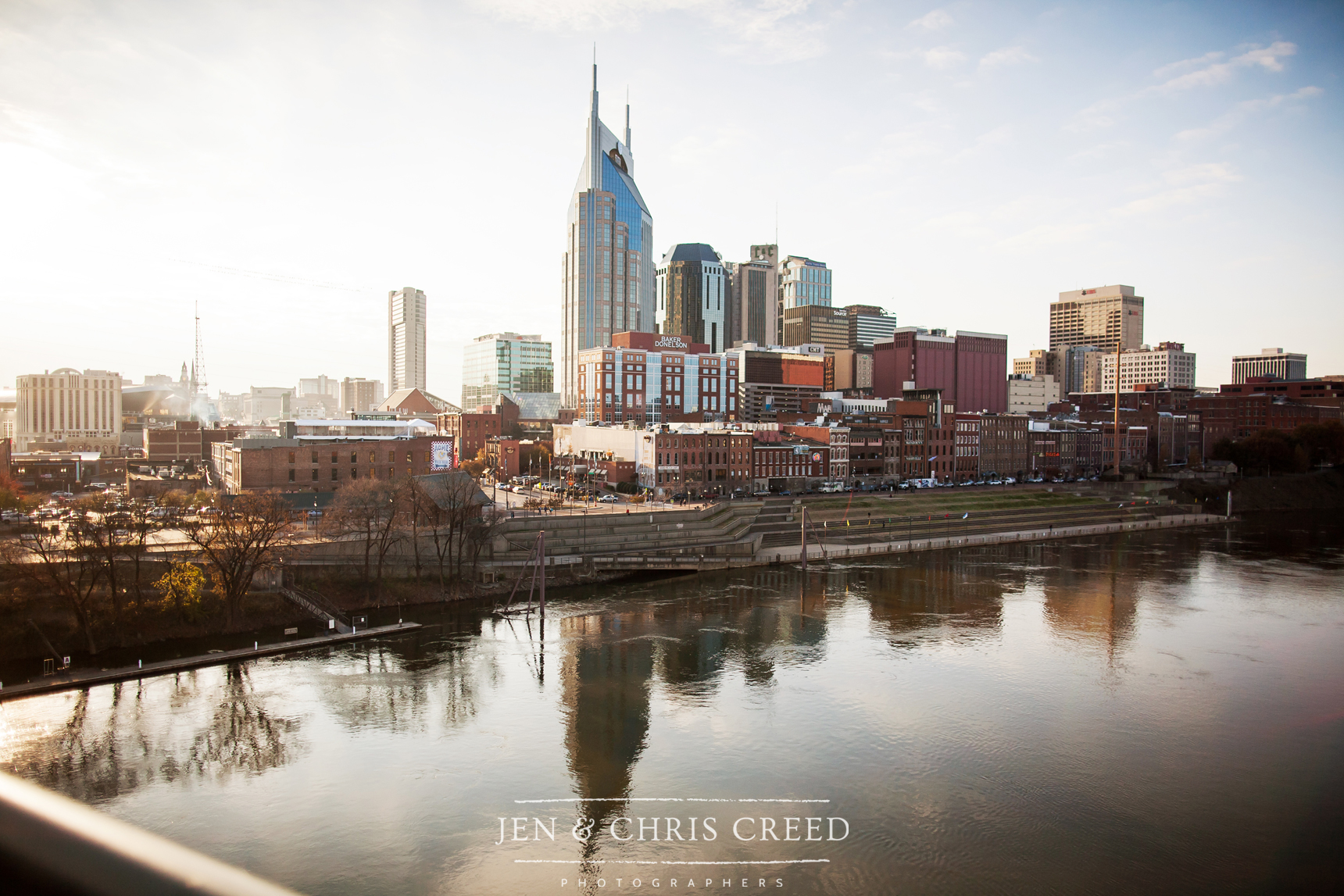 Nashville-skyline-at-sunset