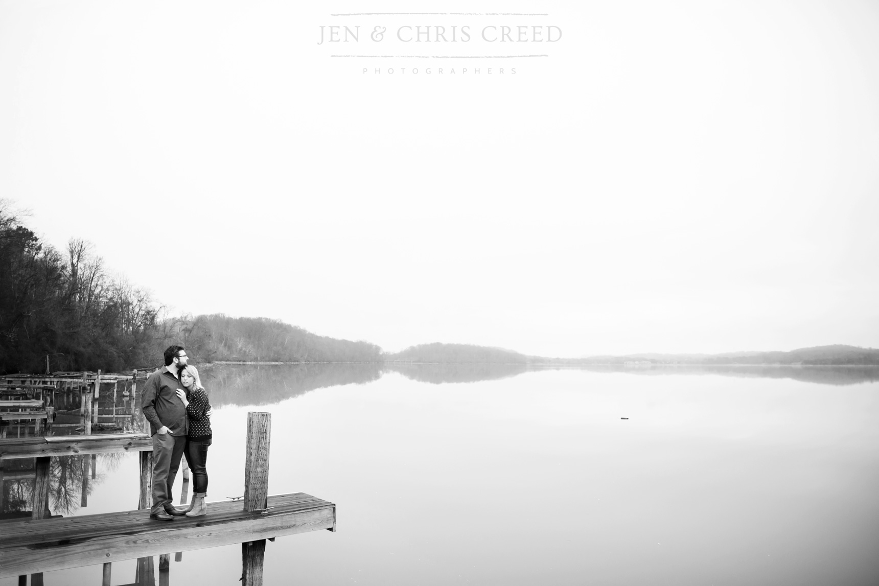 lake engagement photos