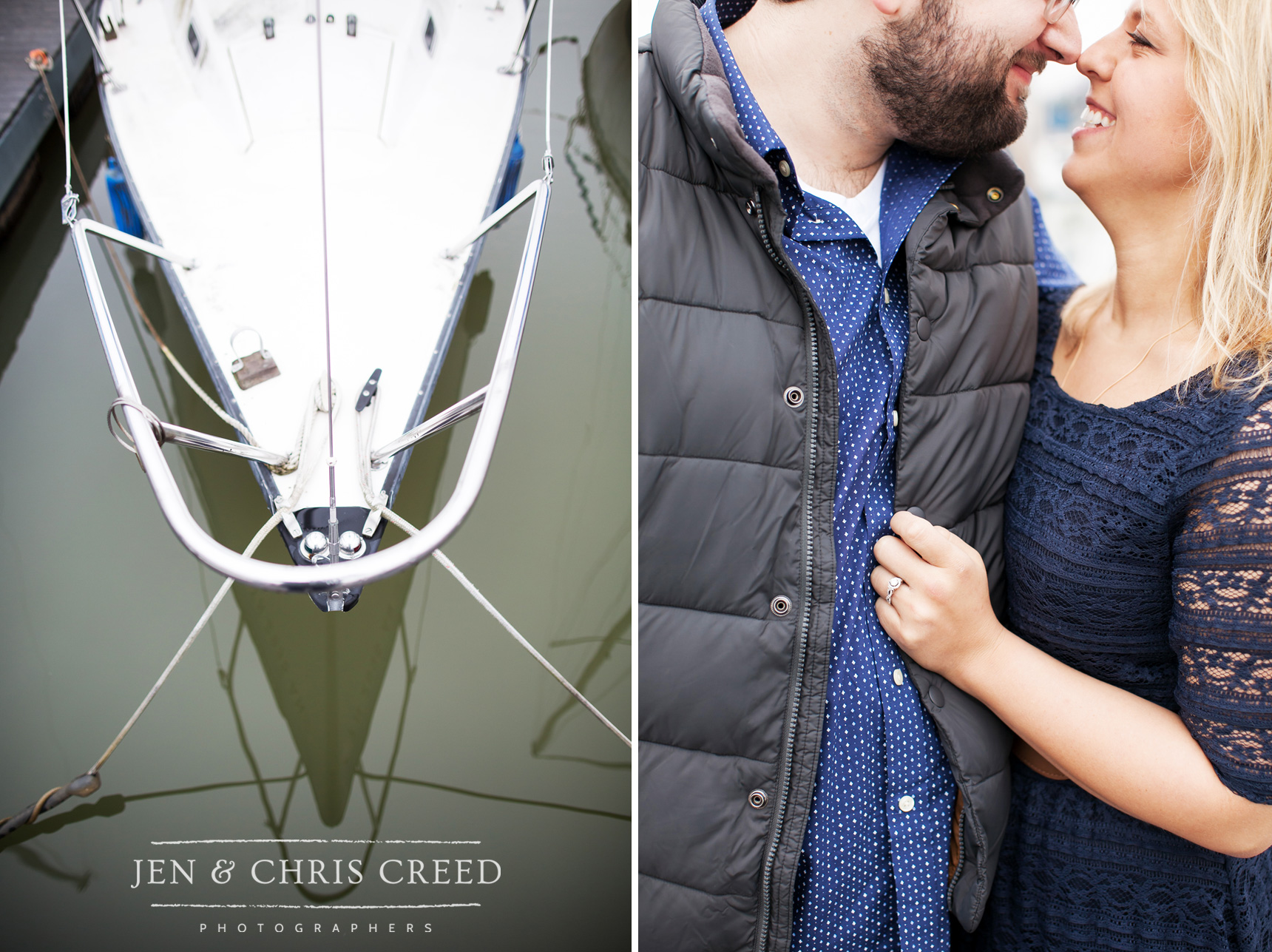 nautical engagement photos