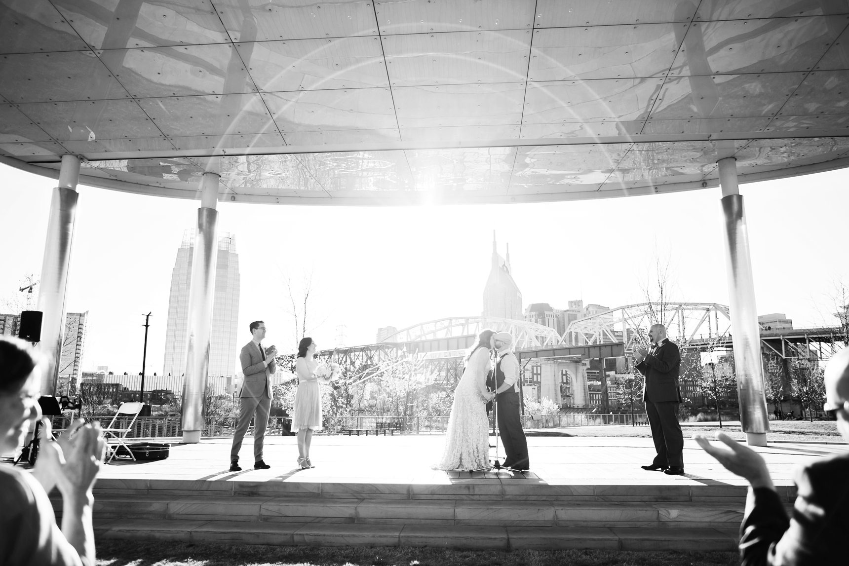 Nashville outdoor wedding ceremony