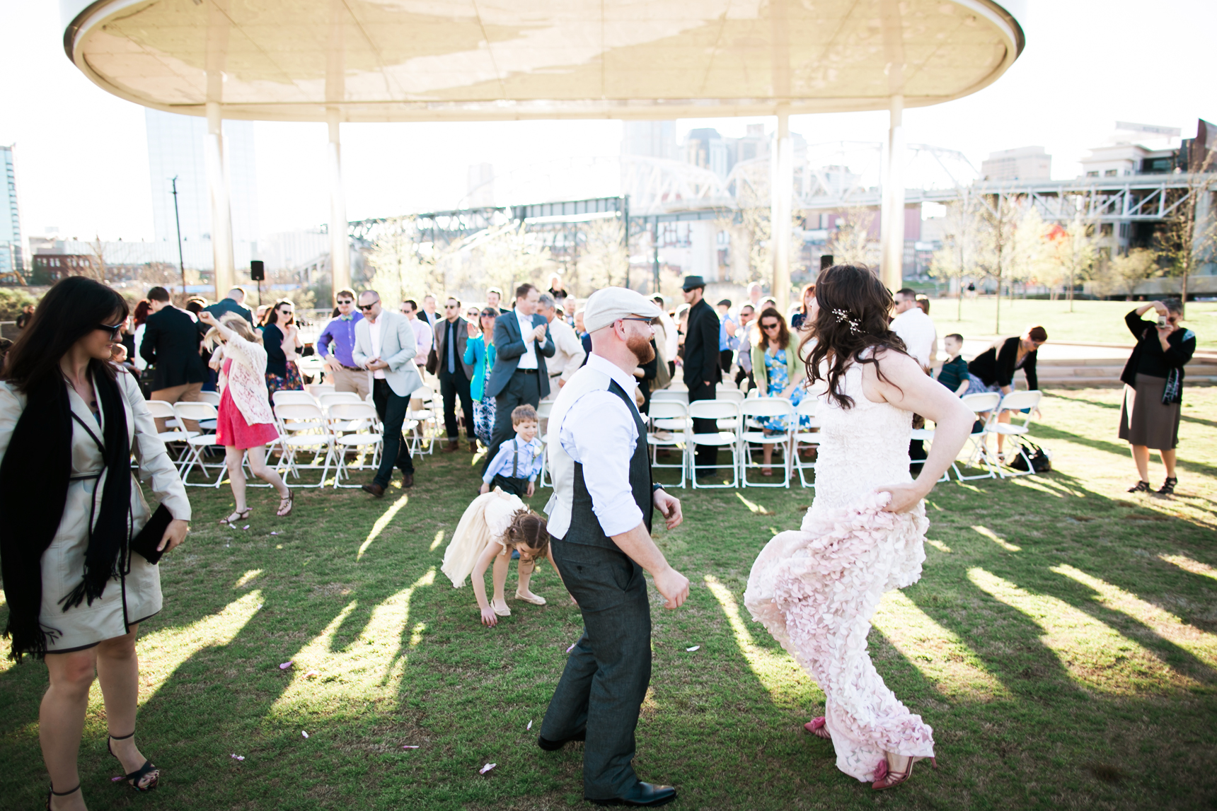 post ceremony dance party