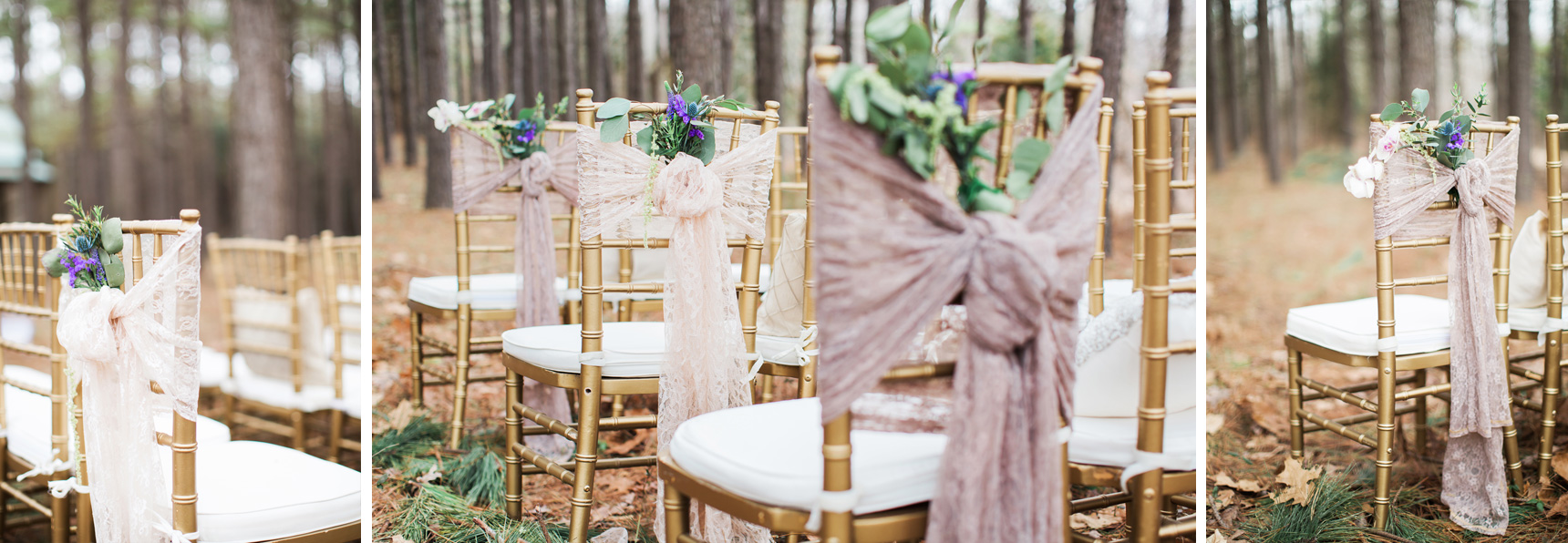 gold chiavari chair for wedding ceremony