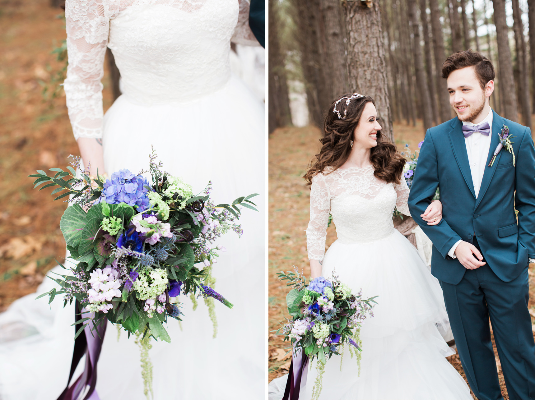 lavender bridal bouquet