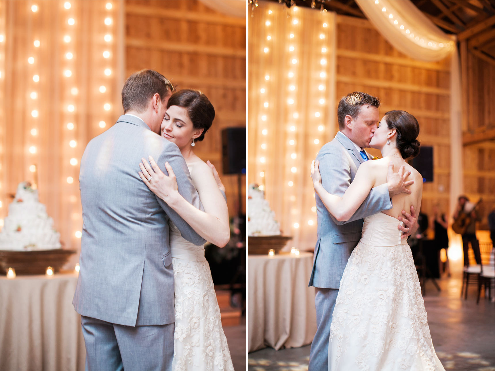 first dance in barn