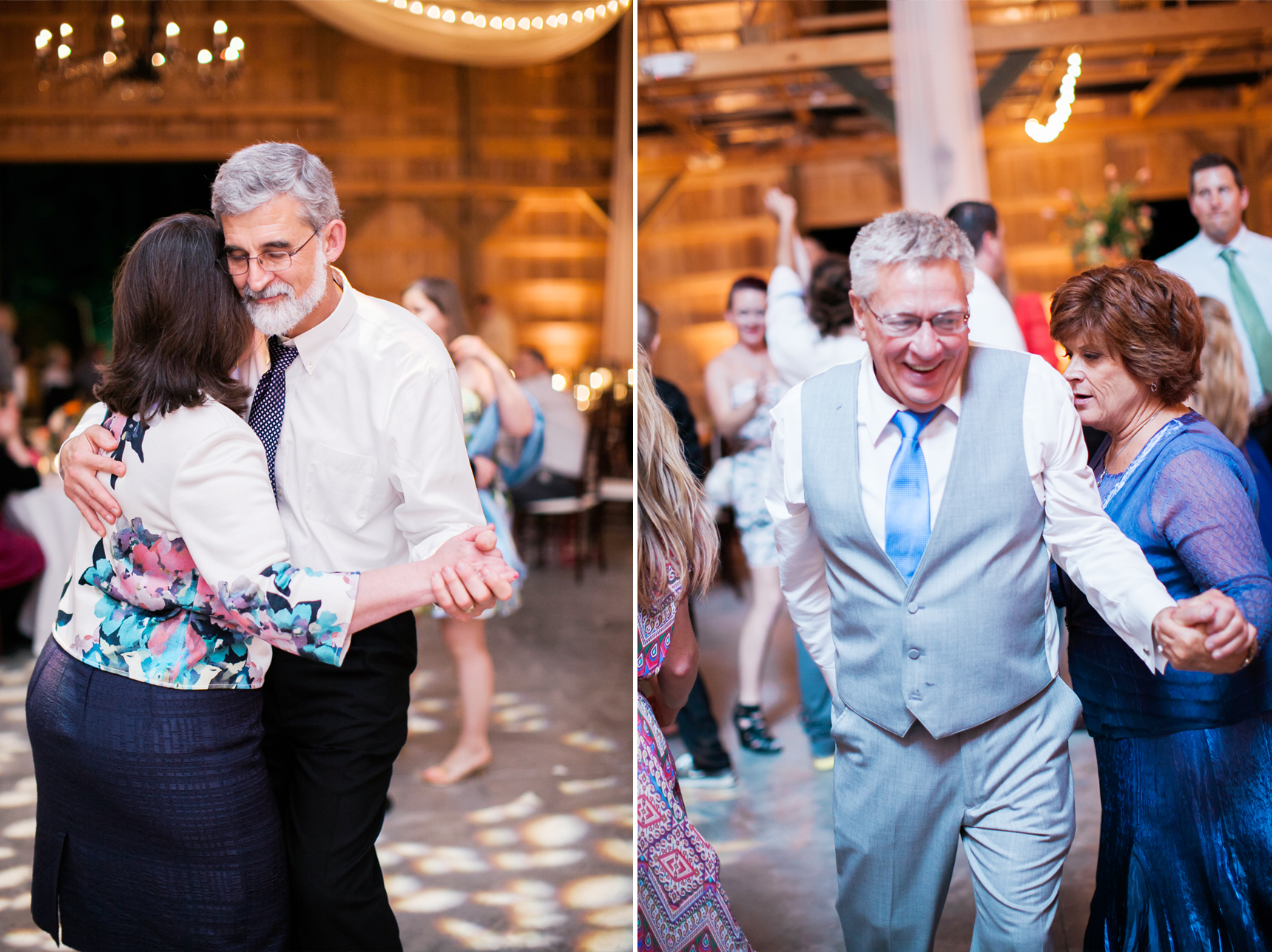 parents dancing at wedding