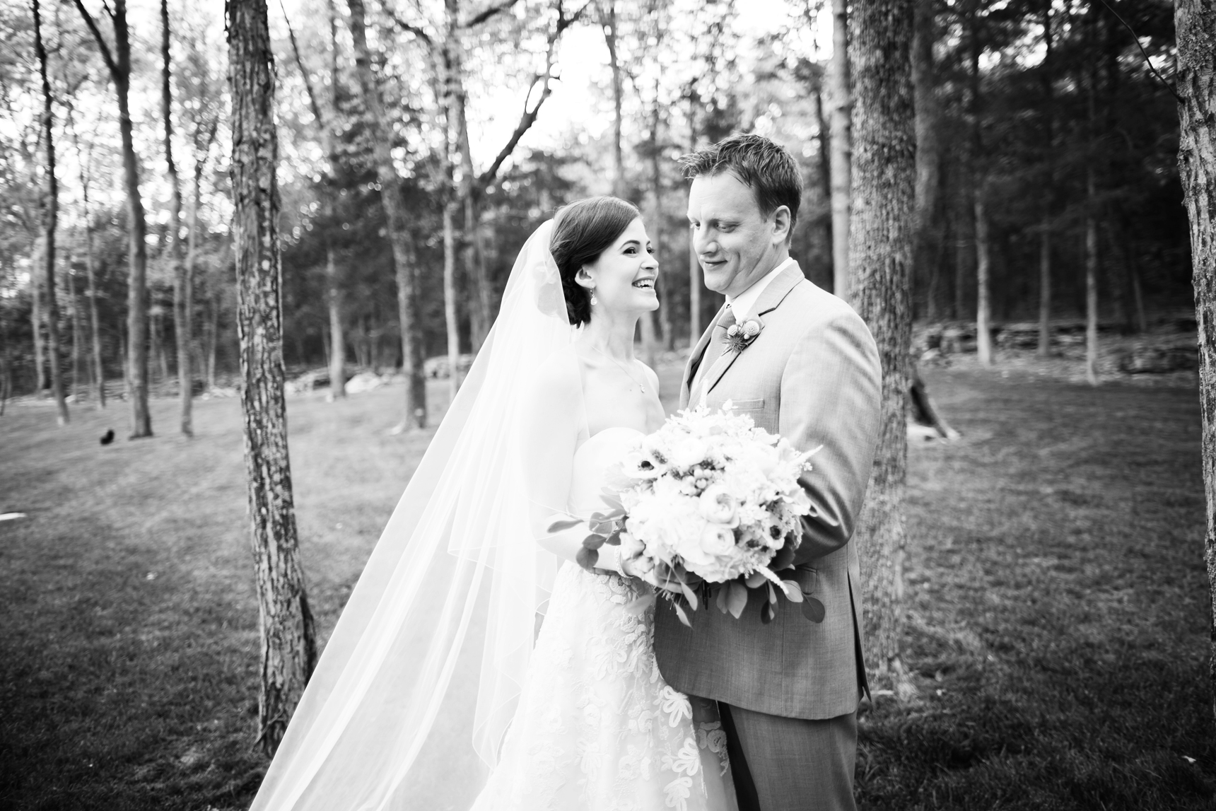 relaxed wedding portrait