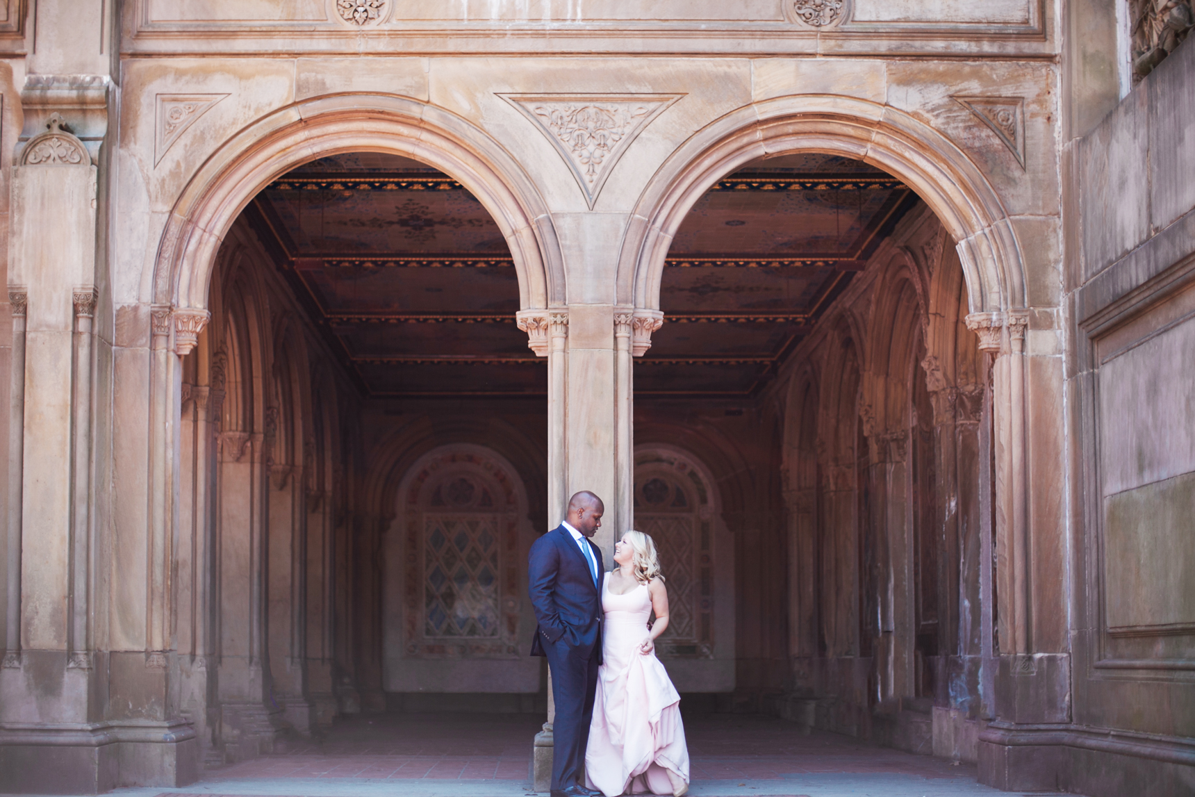 Bethesda Terrace engagement photos