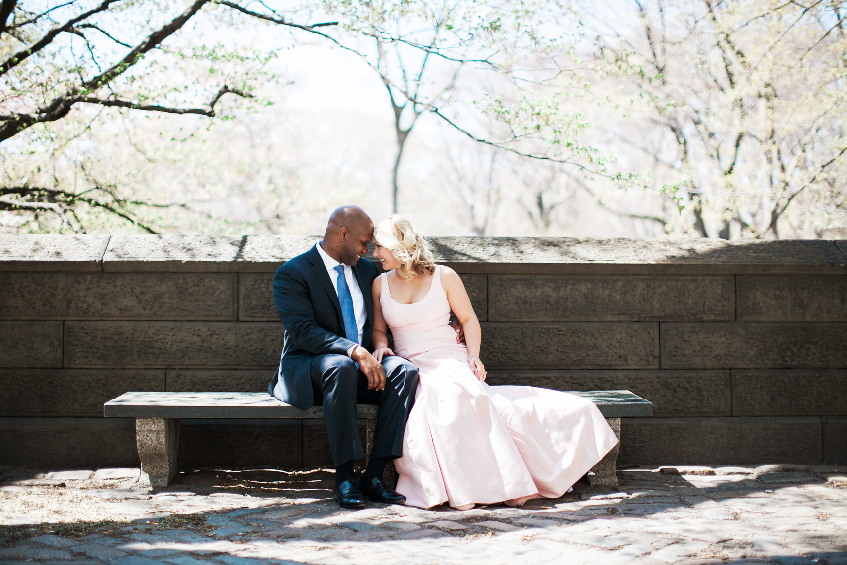 relaxed engagement photos