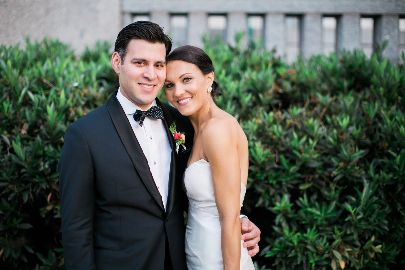 classic wedding portrait