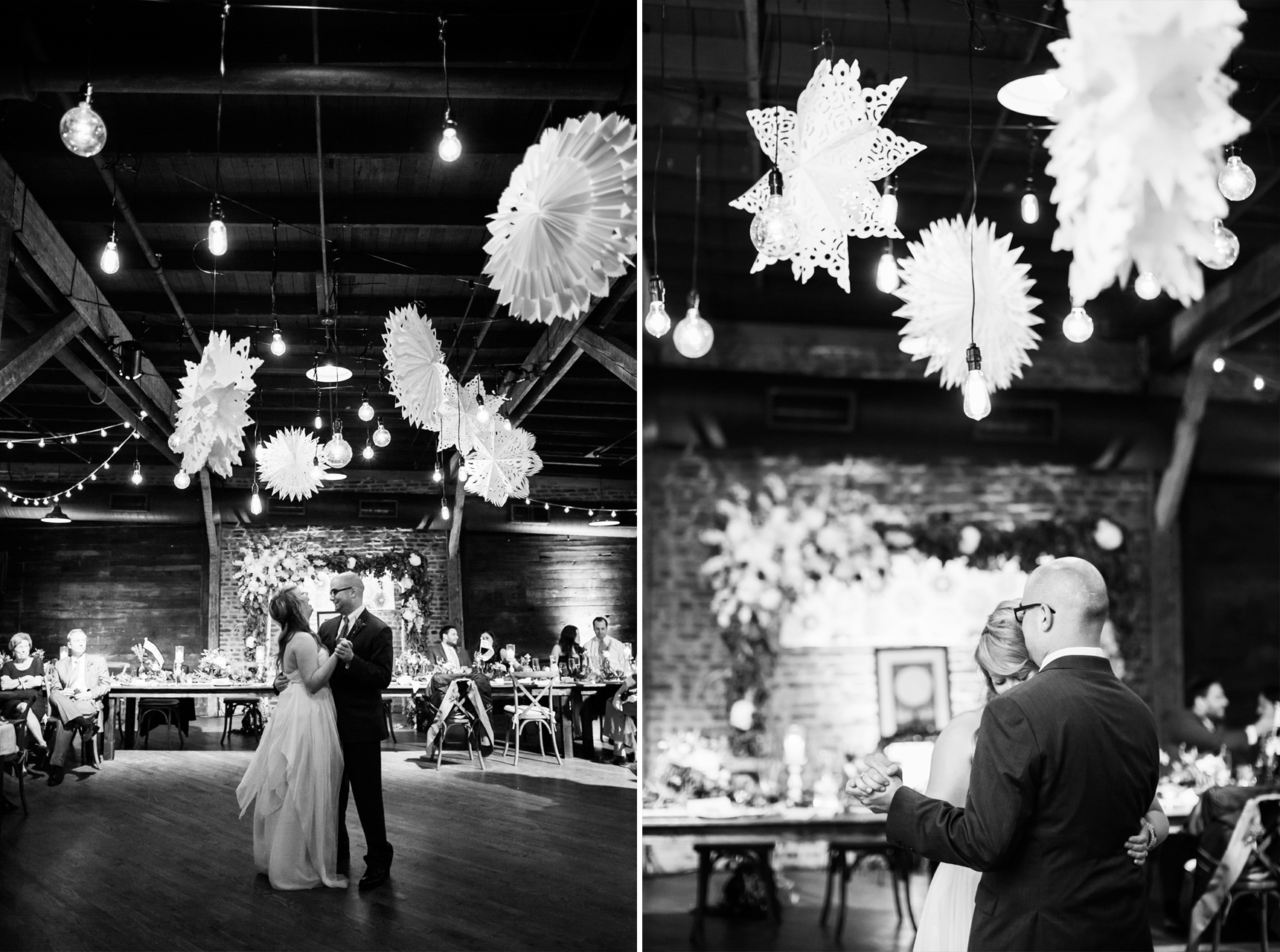 paper cut out wedding decor