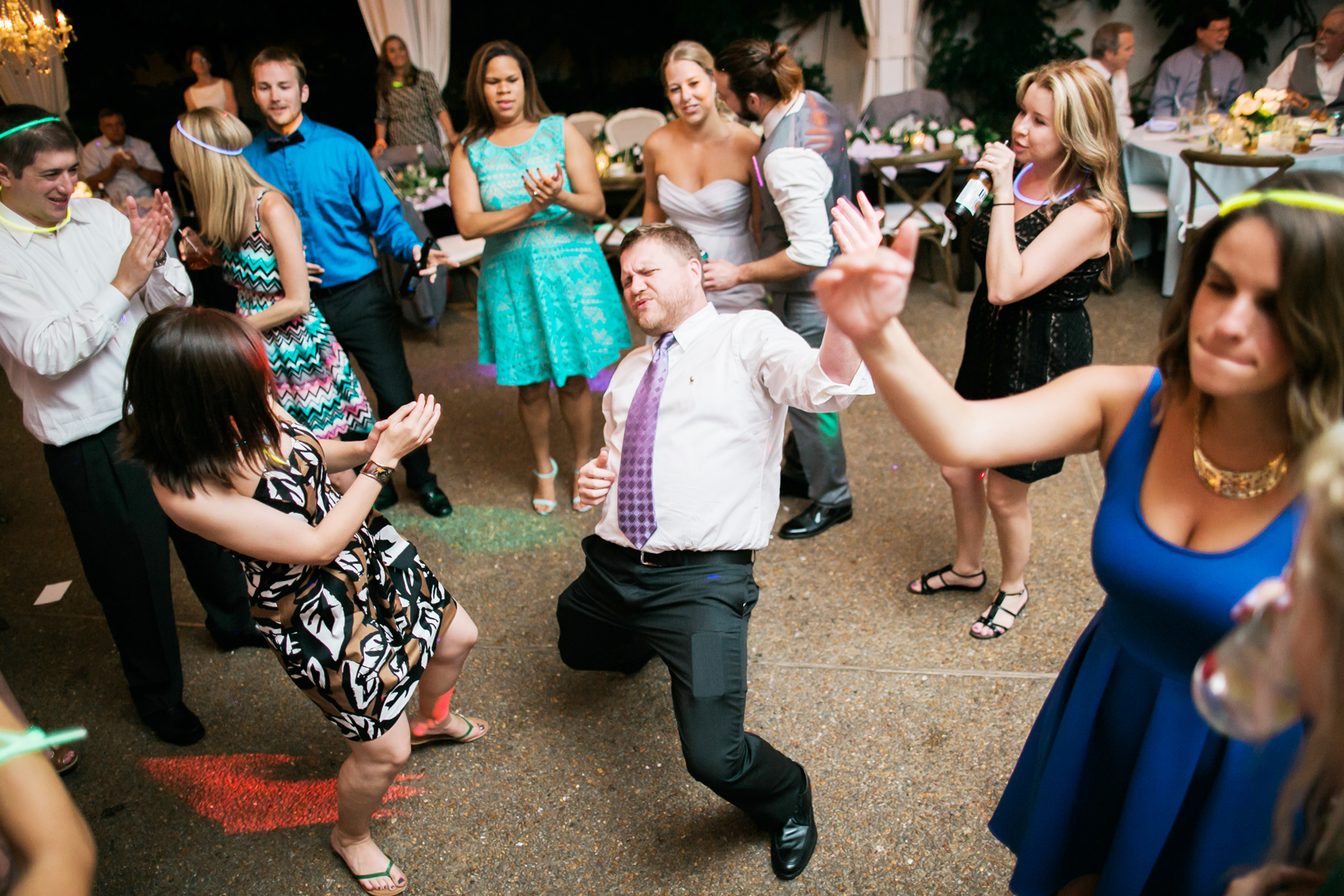 air guitar wedding reception