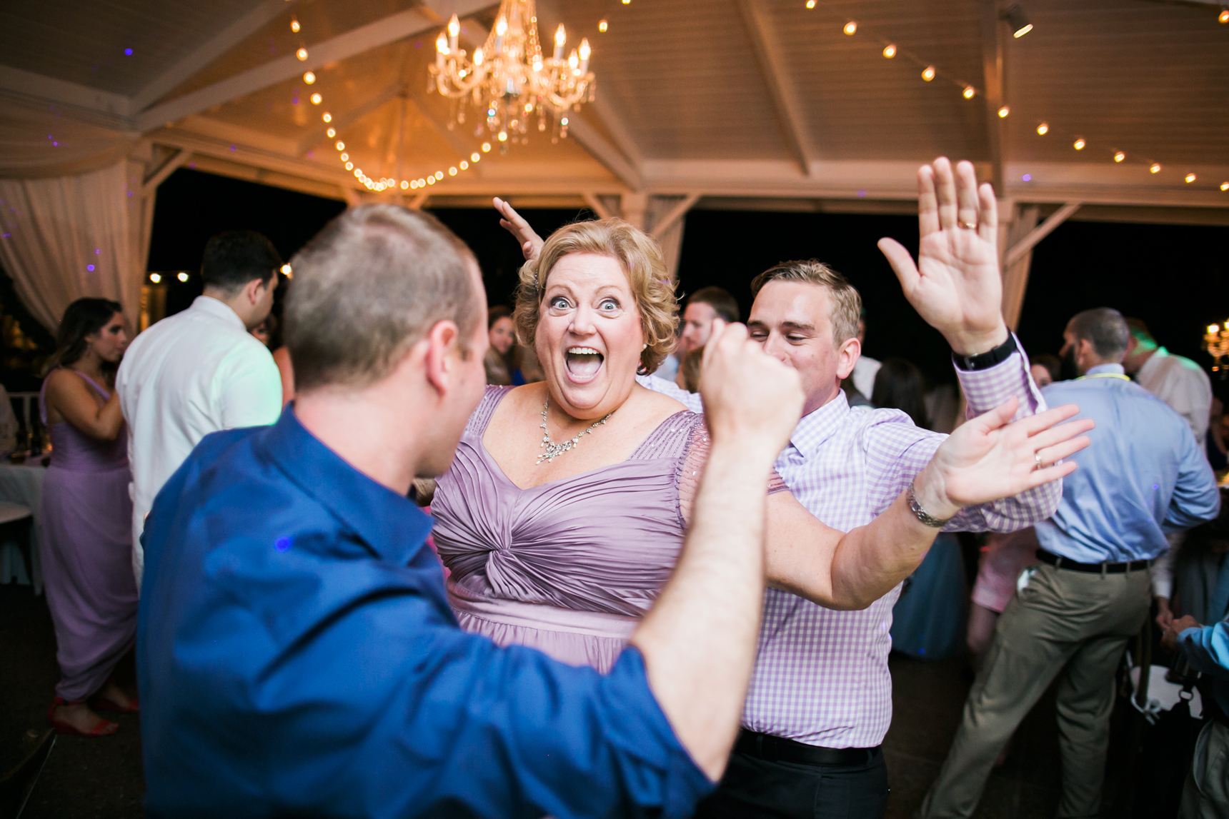 Mother of the bride dancing