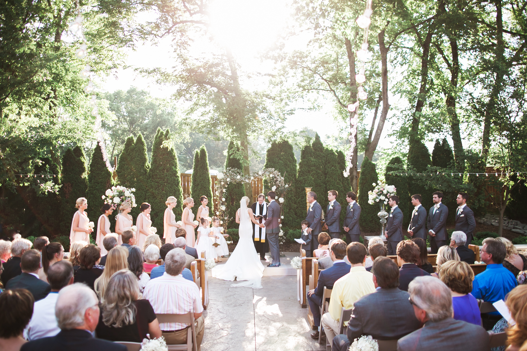 Nashville outdoor wedding ceremony